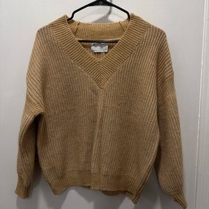 ASOS size 4 light orange beige sweater. Never worn